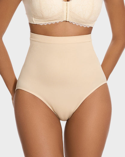 High Waist Tummy Control Shaping Brief Panty (2 Pack)