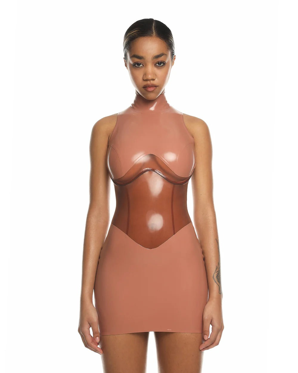 FancyStar® Cherry Bomb Latex Dress