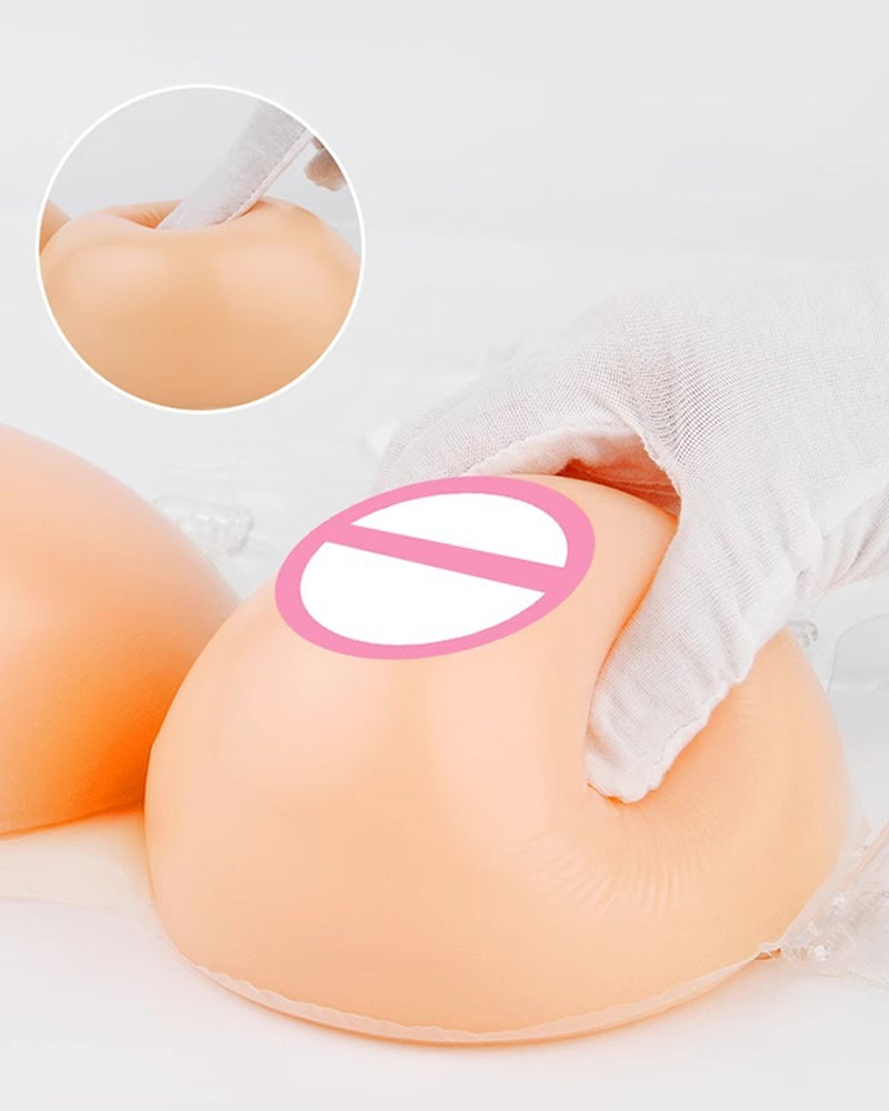 Artificial Breasts Cross-dressing Breast Forms Silicone Breast Pads Thick Fake Breasts