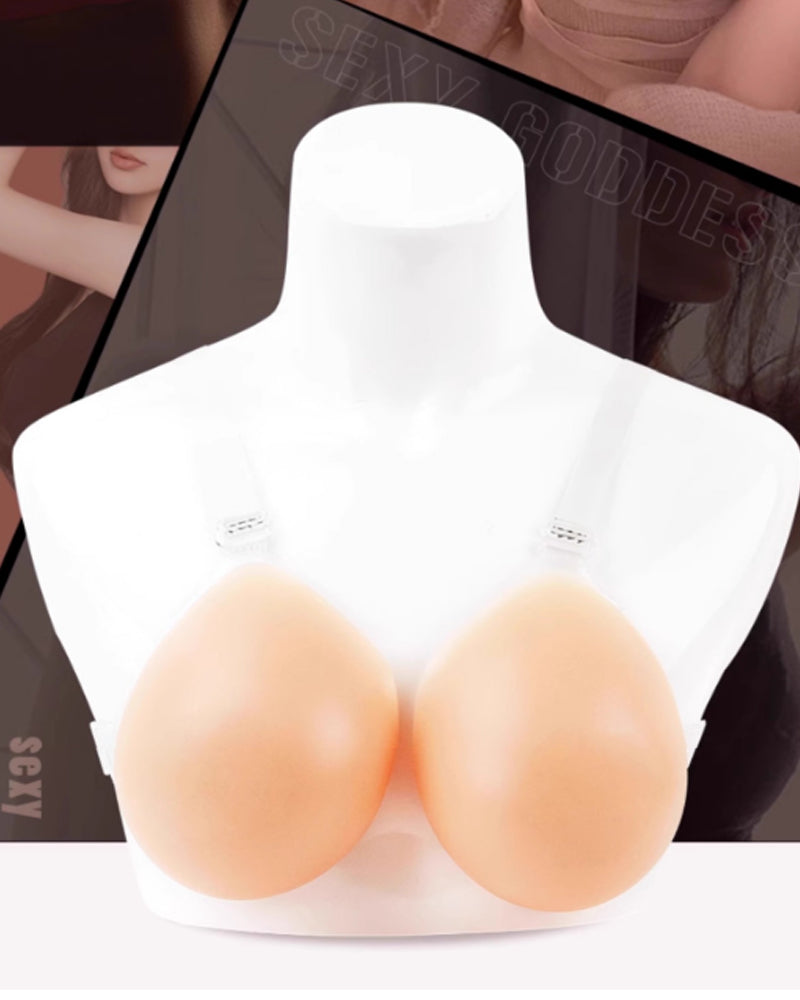 Artificial Breasts Cross-dressing Breast Forms Silicone Breast Pads Thick Fake Breasts