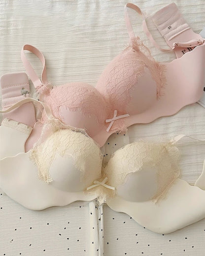 Women's Lace Trim Comfort Bra