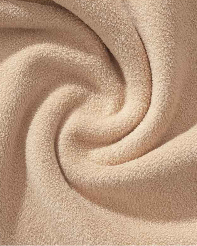 Silk Patch Fleece-Lined Fixed Cups Wire-Free Comfortable Warm Vest