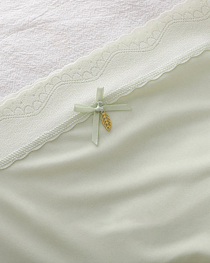 Comfortable Breathable Ice Silk Seamless Pure Cotton Crotch Women's Briefs