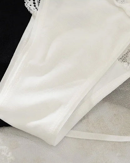 Sexy Lace High-waisted Tie-up Bodycon Panties