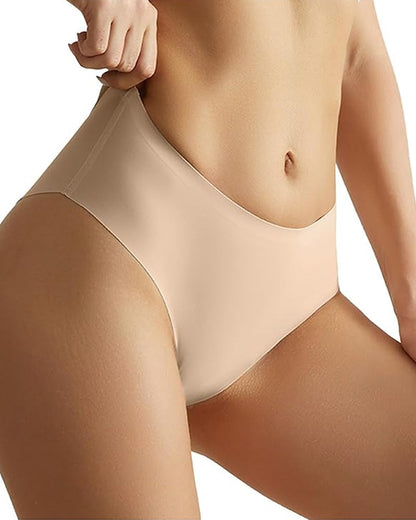 Sheer Mesh Sexy Heart-shaped Cutout Stretchy Seamless Panties