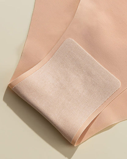 Sheer Mesh Sexy Heart-shaped Cutout Stretchy Seamless Panties