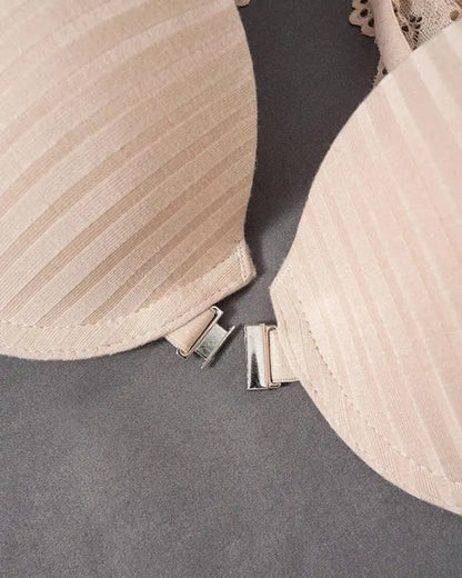 Women's Sexy Front-closure Lace-paneled Underwired Bra