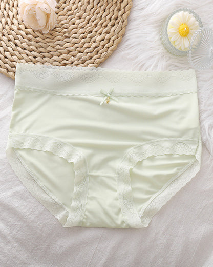 Comfortable Breathable Ice Silk Seamless Pure Cotton Crotch Women's Briefs