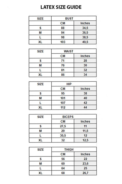 FancyStar® Zip Me Up Latex Bodysuit