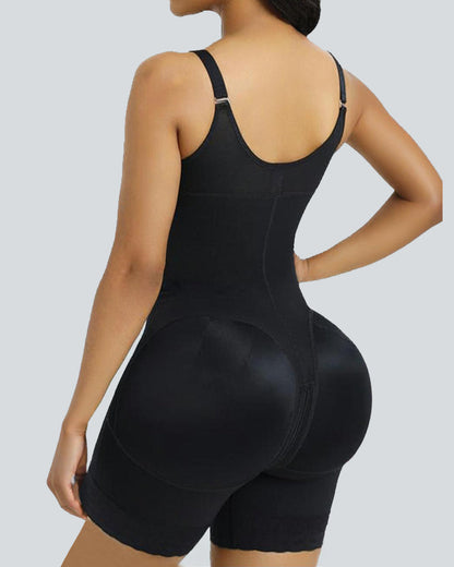Tummy Control Butt Lifter Shaper with Zipper Crotch Fajas Colombianas