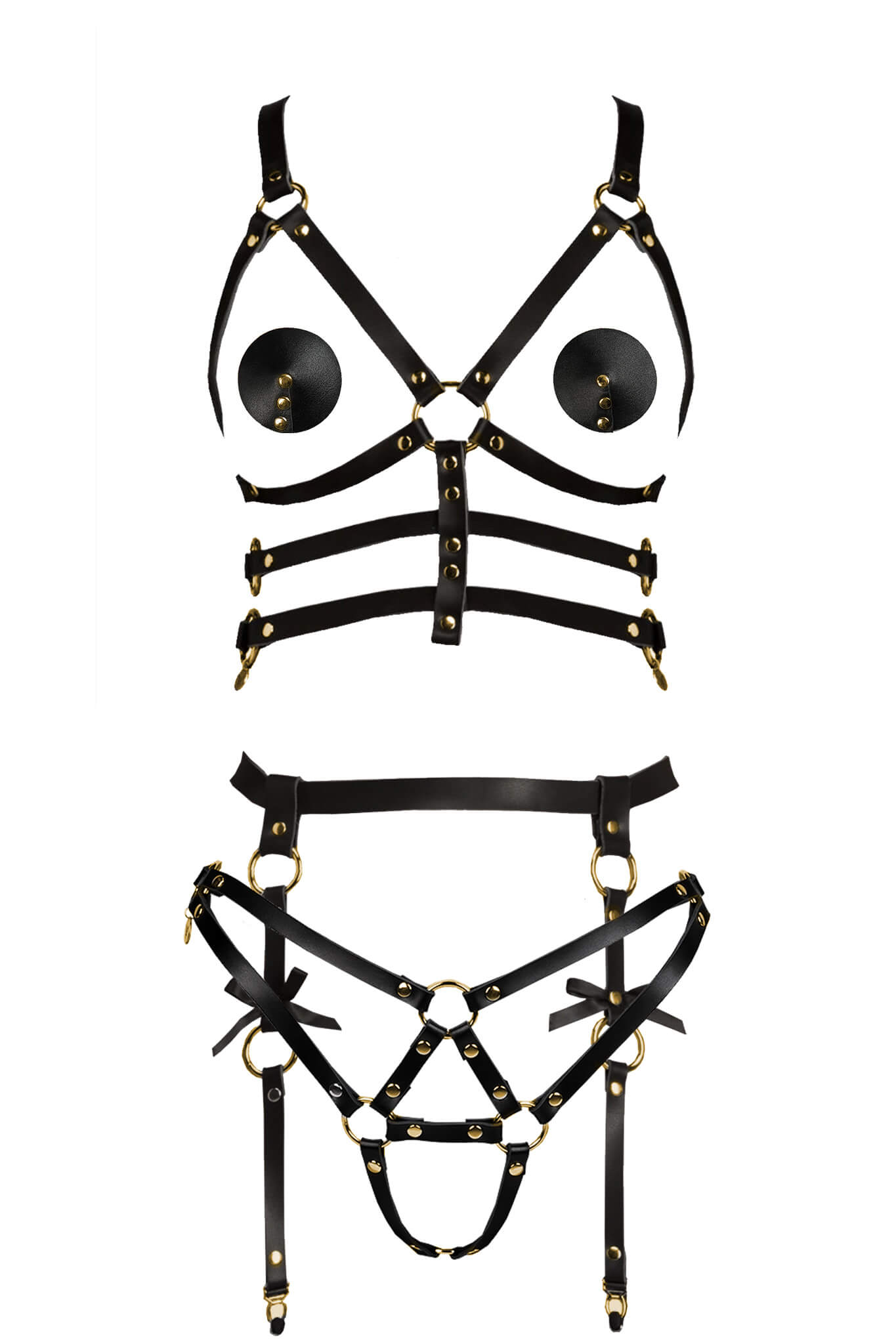 FancyStar™ Eternity Leather Harness Set