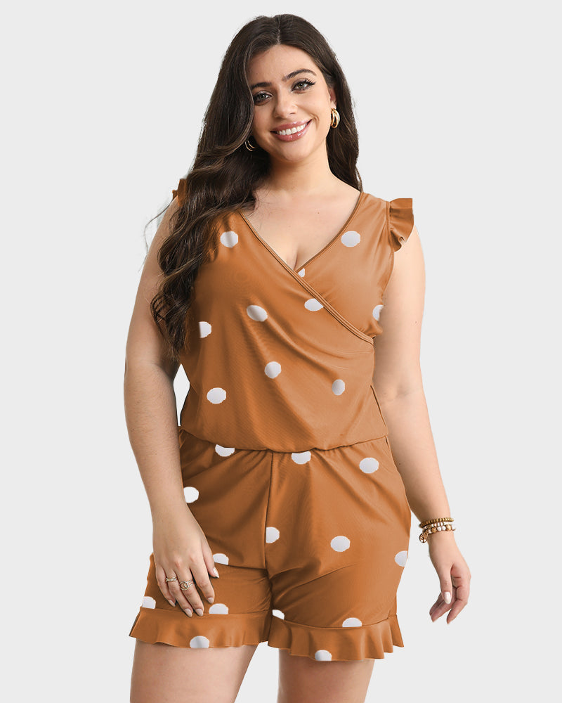 Built-in Bra Swim Romper