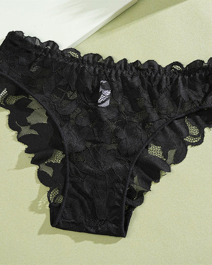 Women's Sexy Lace Floral Mesh Breathable Panties