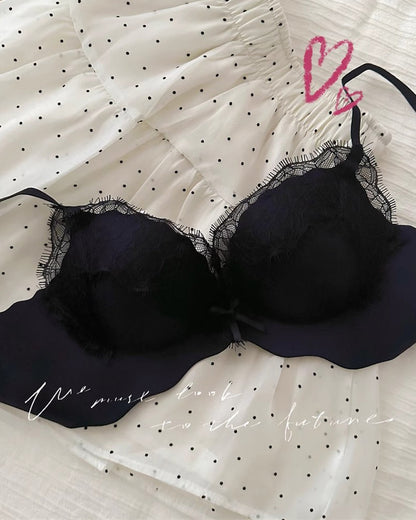 Women's Lace Trim Comfort Bra
