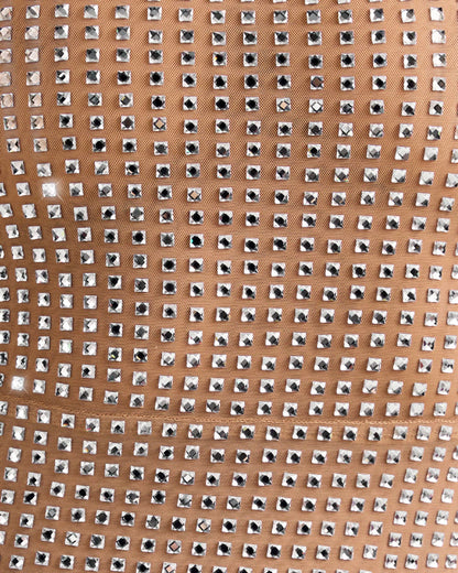 Square Neck Rhinestone Sexy Slim Stretch Dress