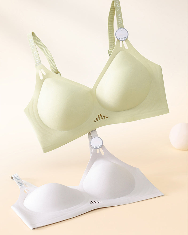 Women's Wireless Jelly Gel Seamless Push-up Bra