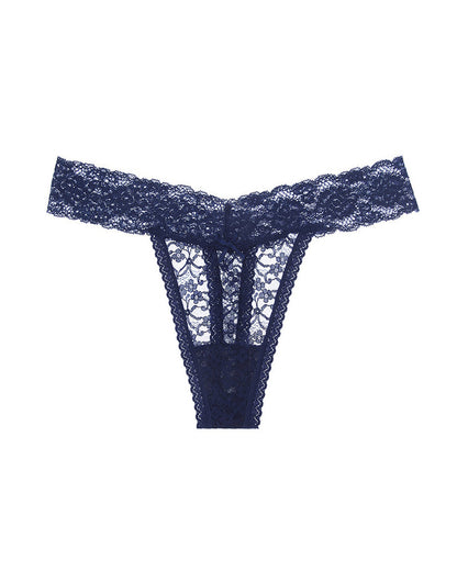 Sexy Lace Sheer Low-rise Thong Panties