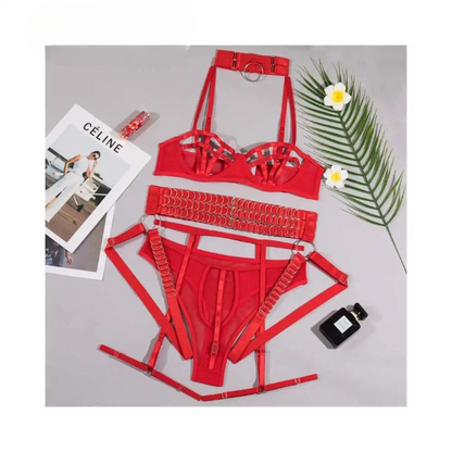 FancyStar™ Lustrous Temptation Lingerie Set