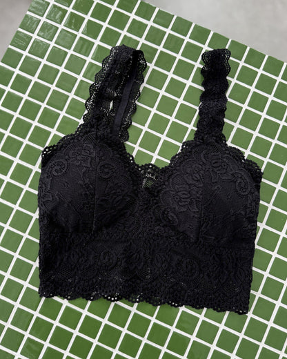 Comfortable Stretchy Sexy Lace Seamless Bra Vest