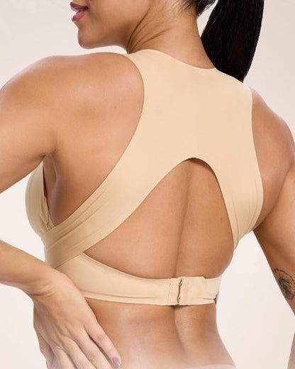 Women's Seamless Push-Up Shaping Correcting Back Sports Bra