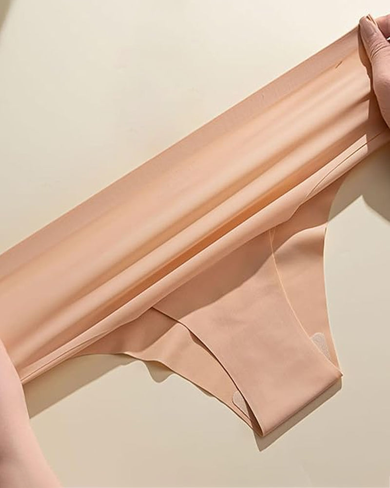 Sheer Mesh Sexy Heart-shaped Cutout Stretchy Seamless Panties