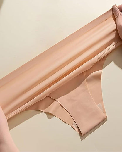 Sheer Mesh Sexy Heart-shaped Cutout Stretchy Seamless Panties